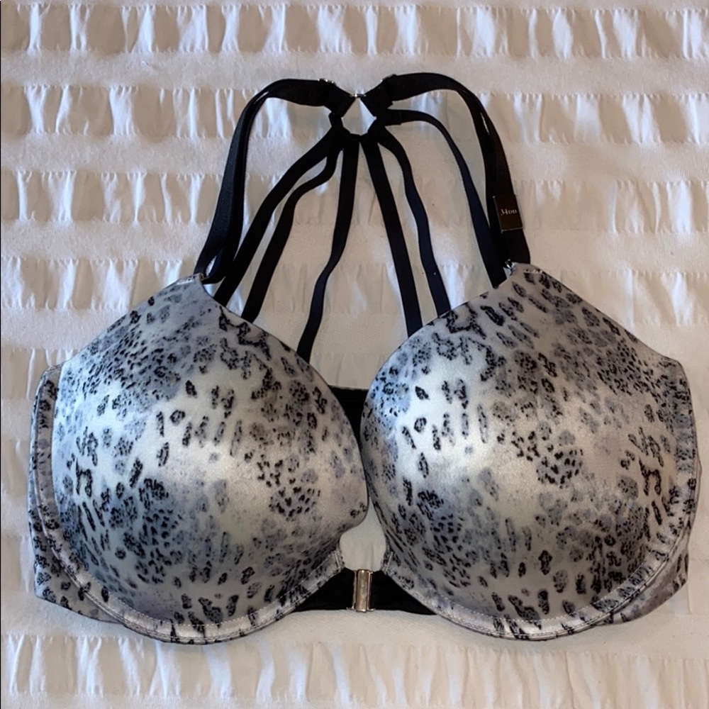 Black & white cheetah print Victoria’s Secret bra